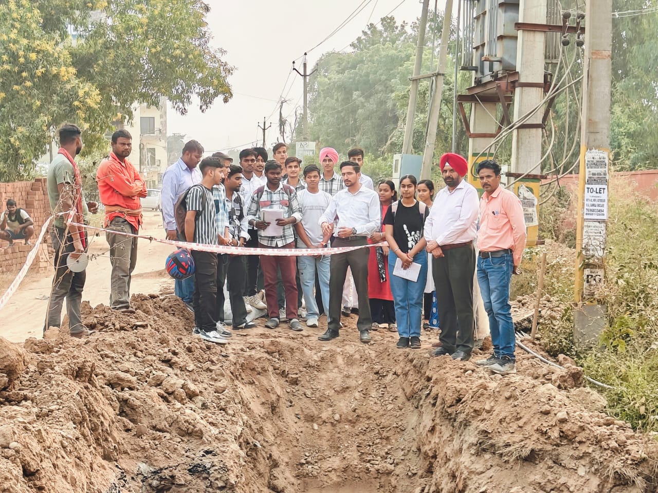 Department of Civil Engineering Students of Government Polytechnic Khoonimajra became aware of the work of sewage treatment plant.